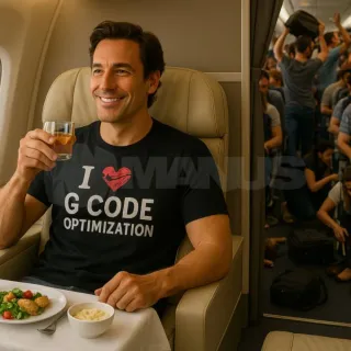 Fly First Class with Verified an Optimized G-Code