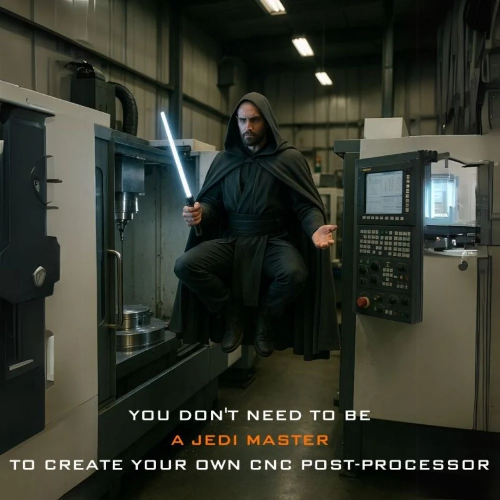 You Don’t Need to Be a Jedi Master to Build Your Own CNC Post Processor